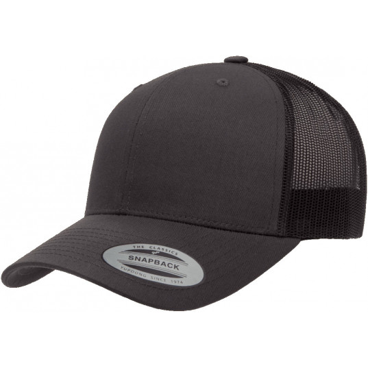 Кепка FlexFit 6606 Retro Trucker - Charcoal Кепка FlexFit 6606 Retro Trucker - Charcoal